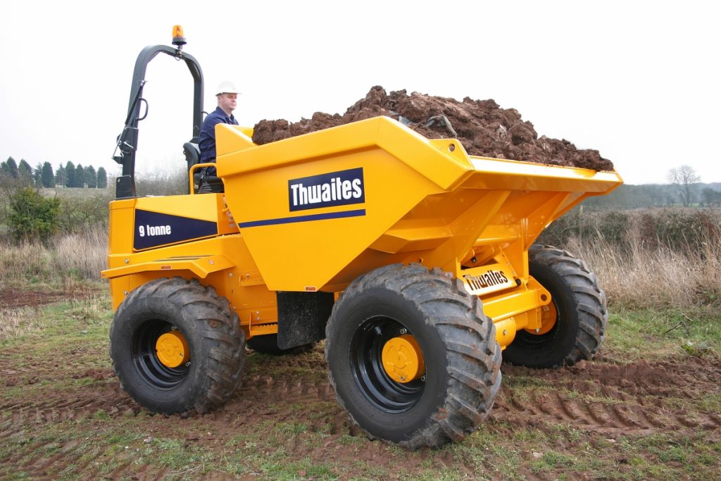 thwaites dumpers mini tombereaux chantier carriere